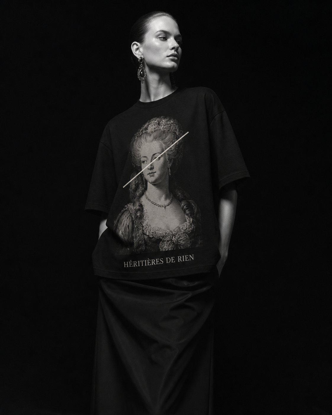 T-shirt Le Portrait rayé